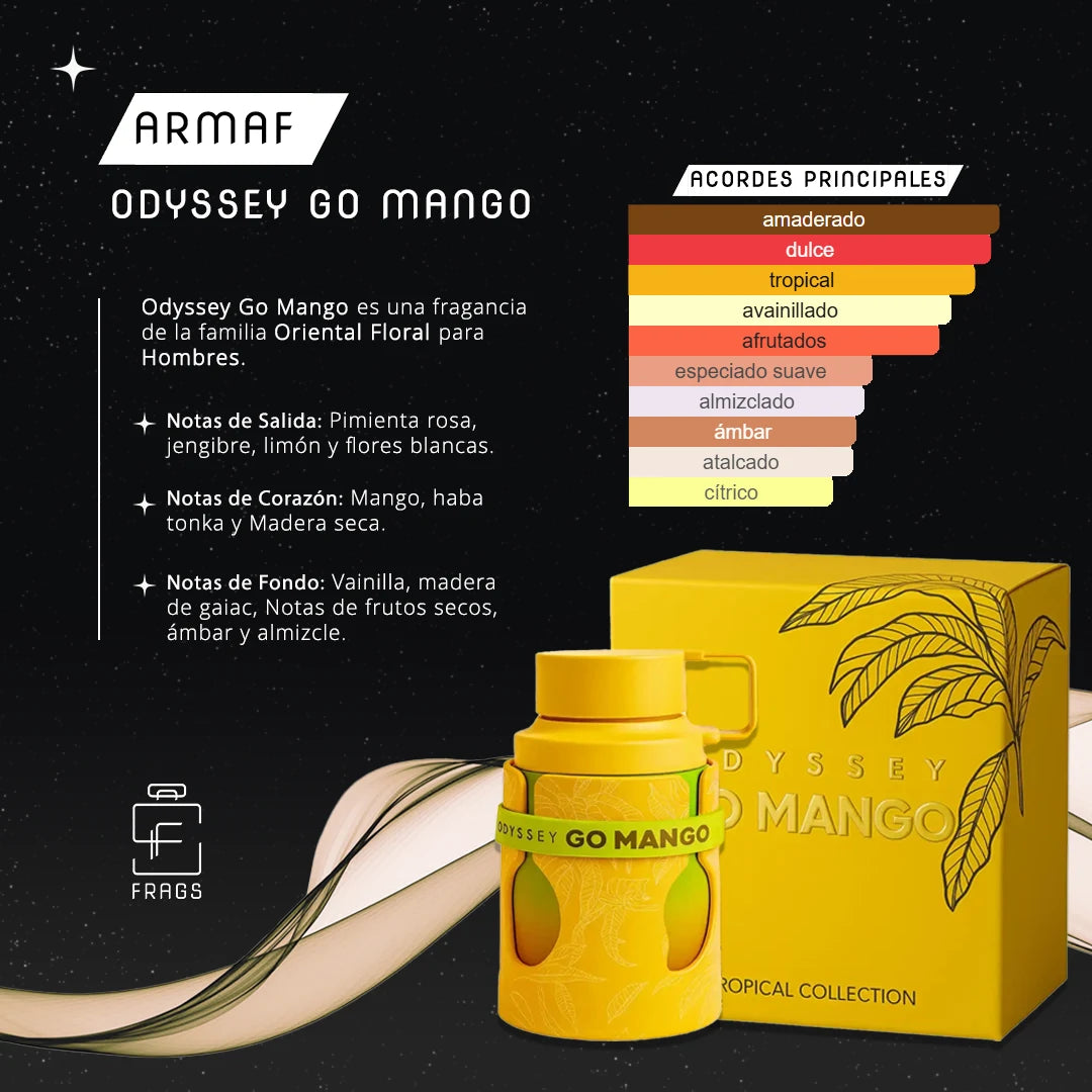 Body Spray Odyssey Go Mango