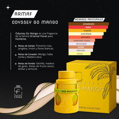 Body Spray Odyssey Go Mango