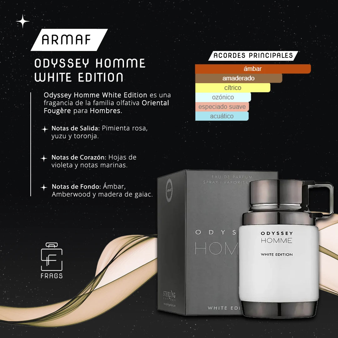 Set Odyssey Homme White Edition