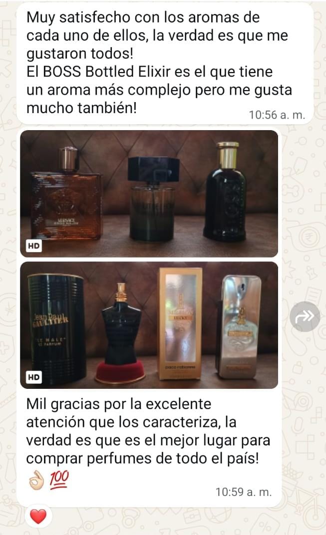 Resena de cliente por WhatsApp