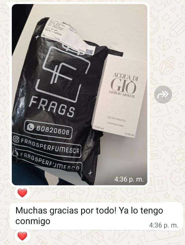 Resena de cliente por WhatsApp