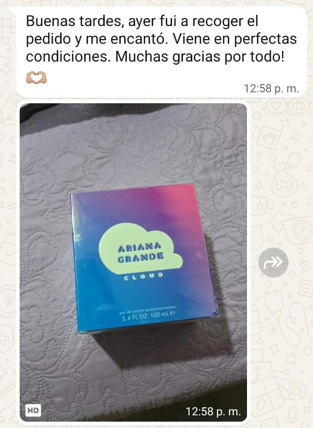 Resena de cliente por WhatsApp